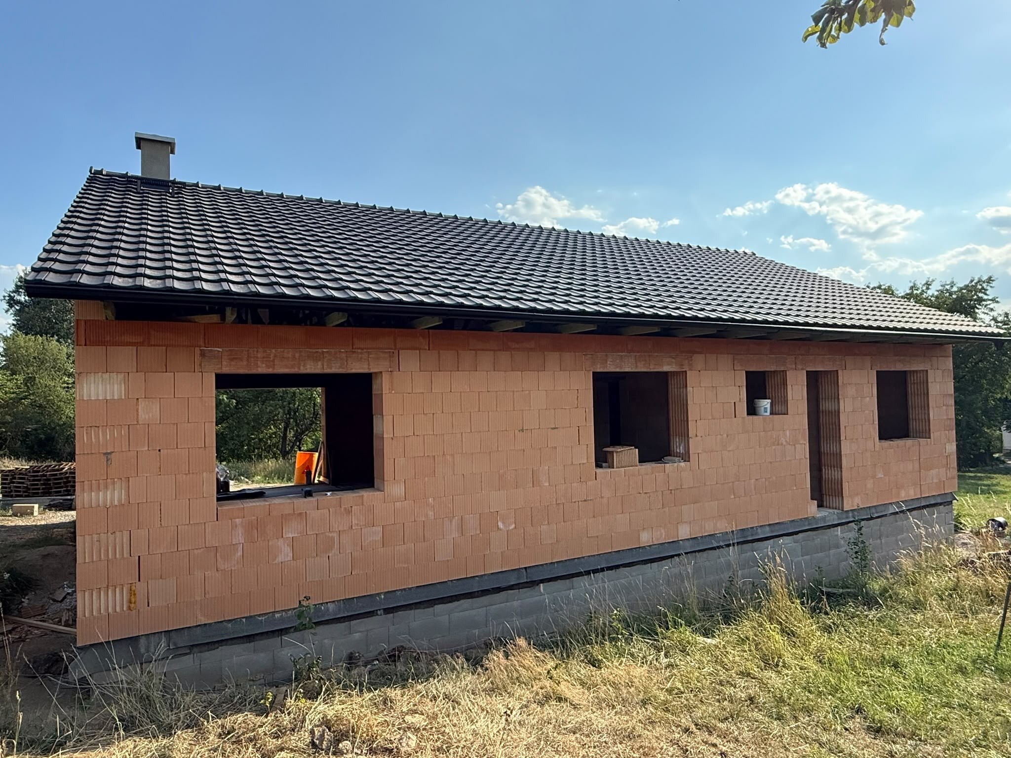 Aktuální stav zahradní části domu